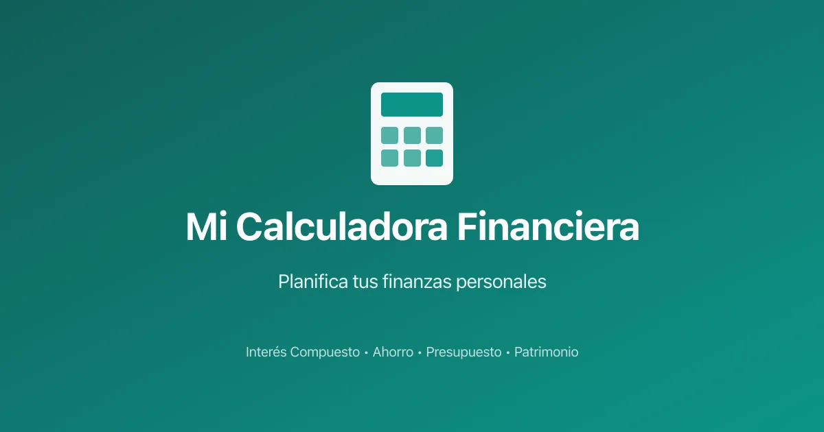 Mi Calculadora Financiera screenshot