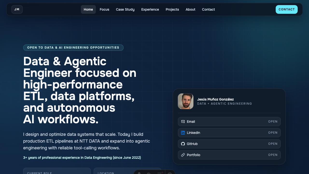 Personal Web Portfolio screenshot